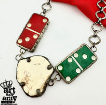 The Christmas Domino Necklace