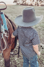 Kids Cowboy Talk Button Up