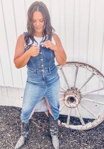 Frankie Overall Denim Dress