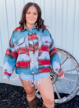 Covelo Aztec Jacket {Red}