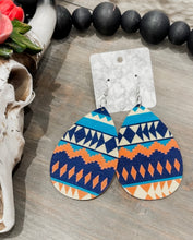 Aztec Wooden Earrings