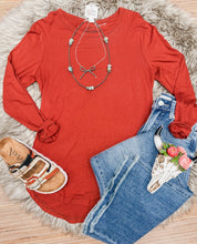 Pinedale Basic Long Sleeve {Brick}