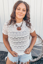 Rosalie Lace Tee {White}