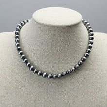 8mm Fashion Pearl Choker Necklace & Earring Set - 14 inch + 2