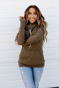 CowlNeck Sweatshirt - Olive