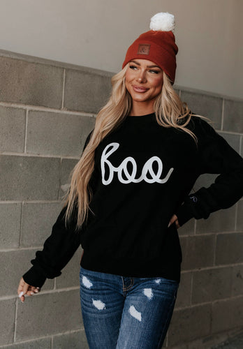 Boo’d Up University Pullover Sweatshirt {Ampersand}