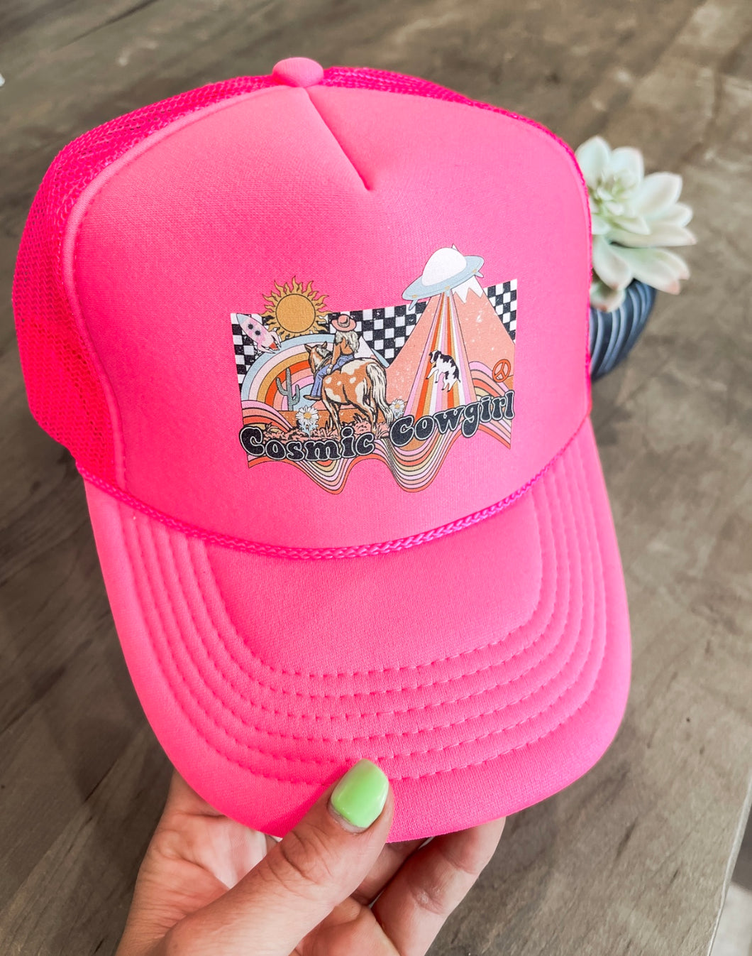 Cosmic Cowgirl Trucker Hat