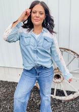 Lovin’ Lace Denim Top