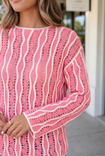 Jaida Cotton Pullover Sweater Long Sleeve Top