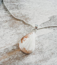 Orange Scolecite Pendant Necklace