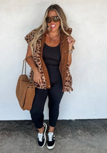 Linden Sherpa Vest {Leopard}