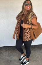 Linden Sherpa Vest {Leopard}