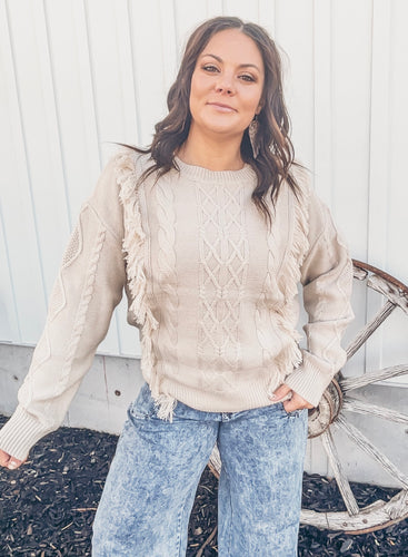 The Reno Sweater {Sand}