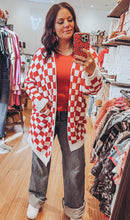 Valentine’s Checkered Cloud Cardigan