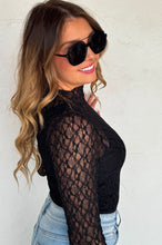 Black Lace Long Sleeve