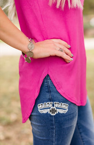 Solid Choice Tee {Magenta}