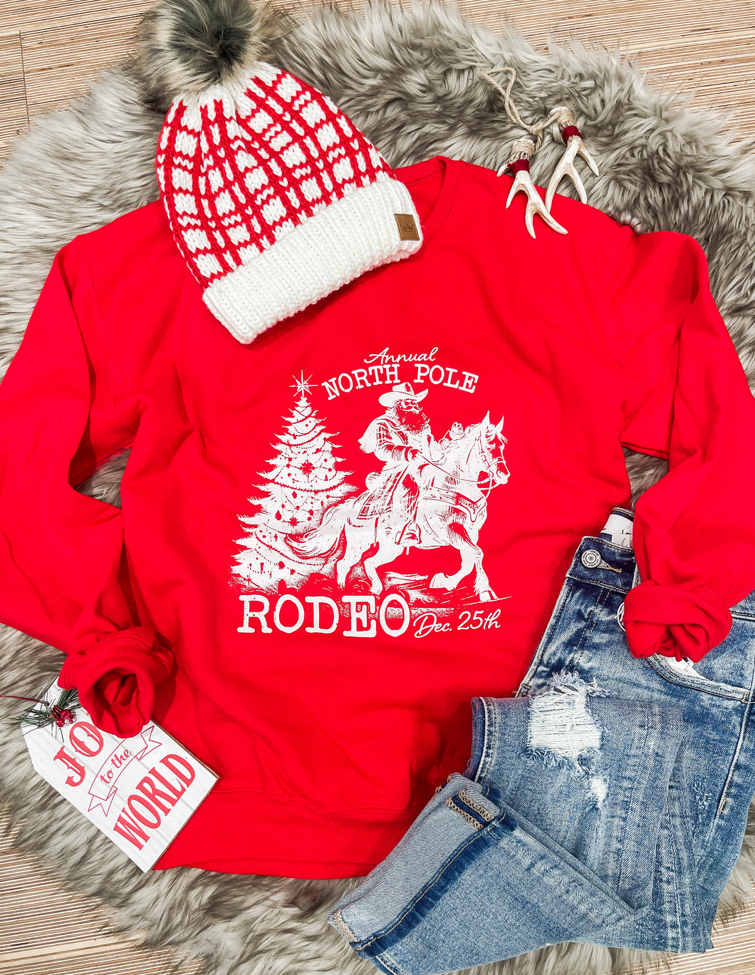 North Pole Rodeo Pullover Sweatshirt