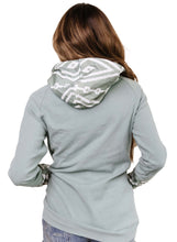 DoubleHood™ Sweatshirt - Mint Aztec