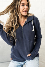 Cozy Cutie HalfZip Sweatshirt - Blueberry