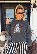 Ghost In Bloom Pullover Sweatshirt