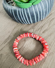 Red Spiny Stretch Bracelet
