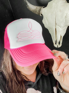 Boot Stitch Trucker Hats {Multiple Colors}