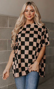 Checkmate Boyfriend Tee {Ampersand}