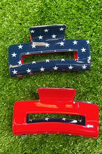 Patriotic Claw Clips