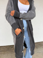 The Desi Sweatshirt Cardigan {Vintage Black}