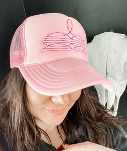 Boot Stitch Trucker Hats {Multiple Colors}