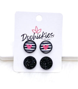 Valentine’s Duo Stud Earrings Sets