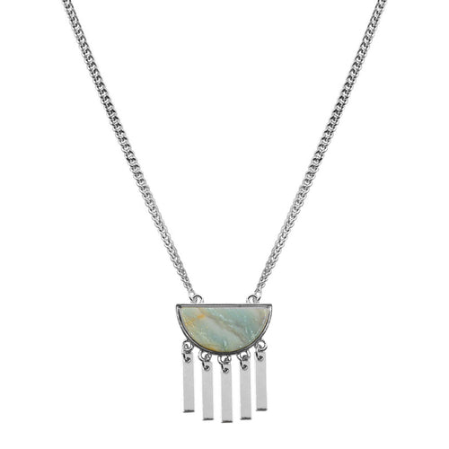 Bianca Collection - Silver Solar Necklace
