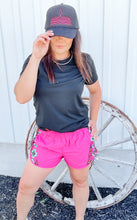 Short Rounds Athletic Shorts {Fuschia}