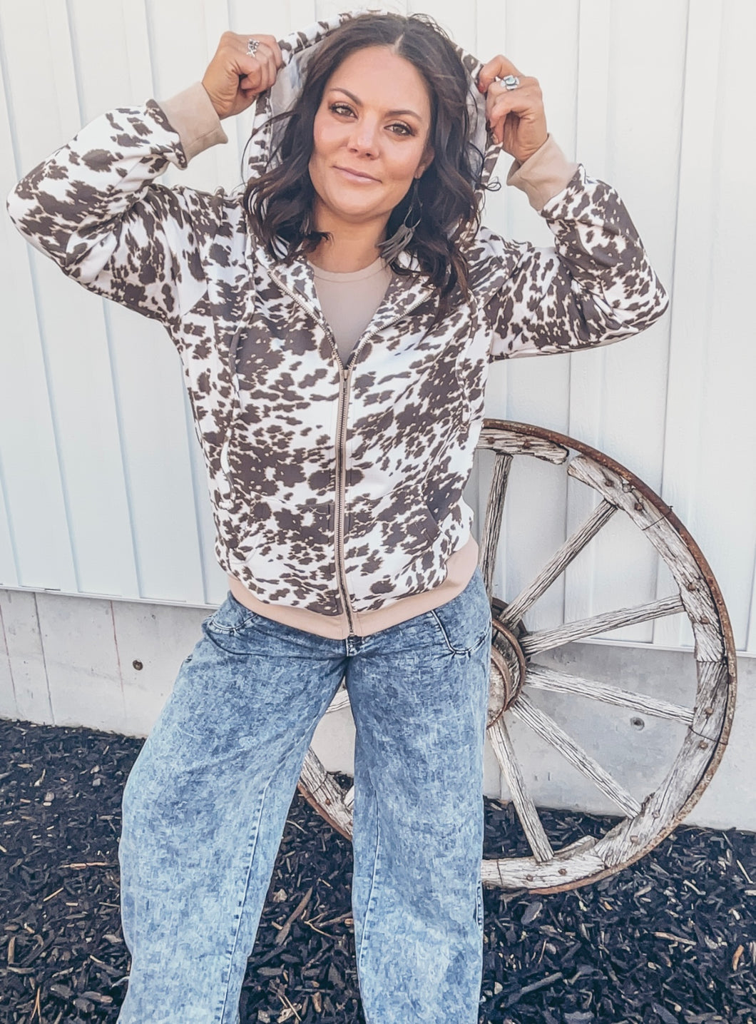 COWnt Me In Full Zip Jacket