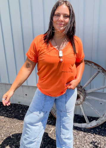 The Boyfriend Tee {Orange}