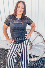 Rosalie Lace Tee {Black}