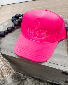 Boot Stitch Trucker Hats {Multiple Colors}