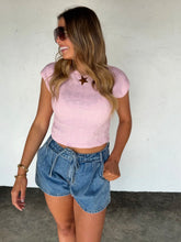Harley Cap Sleeve Tee {Pink}