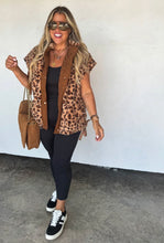 Linden Sherpa Vest {Leopard}