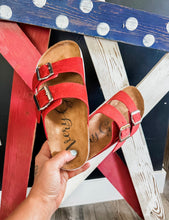 The Jazmin Sandals {Red}