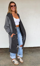 The Desi Sweatshirt Cardigan {Vintage Black}