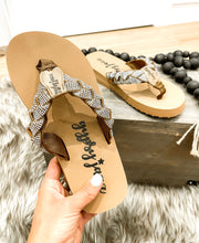 The Glimmer Flip Flop {Tan}