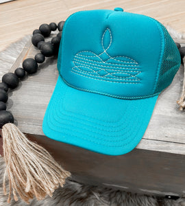 Boot Stitch Trucker Hats {Multiple Colors}