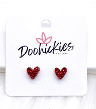 Tiny Heart Stud Earrings