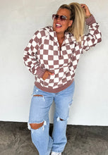Easy Does It Hoodie & Wide Leg Pants {Checkered}