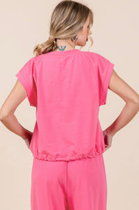 Razzle Dazzle Top & Pants {Pink}