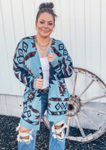 Trading Post Aztec Cloud Cardigan {Blue}