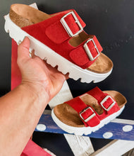 The Jazmin Sandals {Red}
