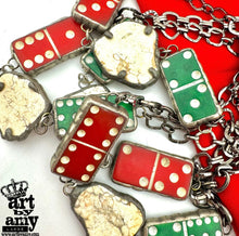 The Christmas Domino Necklace