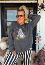 Ghost In Bloom Pullover Sweatshirt